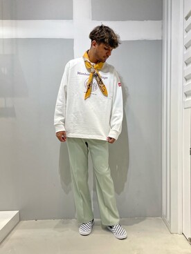 「JOINT WORKS（ジョイントワークス）のアイテム（パンツ）」を使った、TAKESHIさん（メンズ・178cm）の冬コーディネート