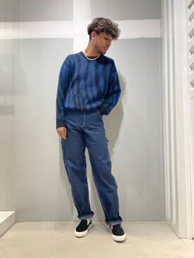「JOINT WORKS（ジョイントワークス）のアイテム（パンツ）」を使った、TAKESHIさん（メンズ・178cm）の冬コーディネート
