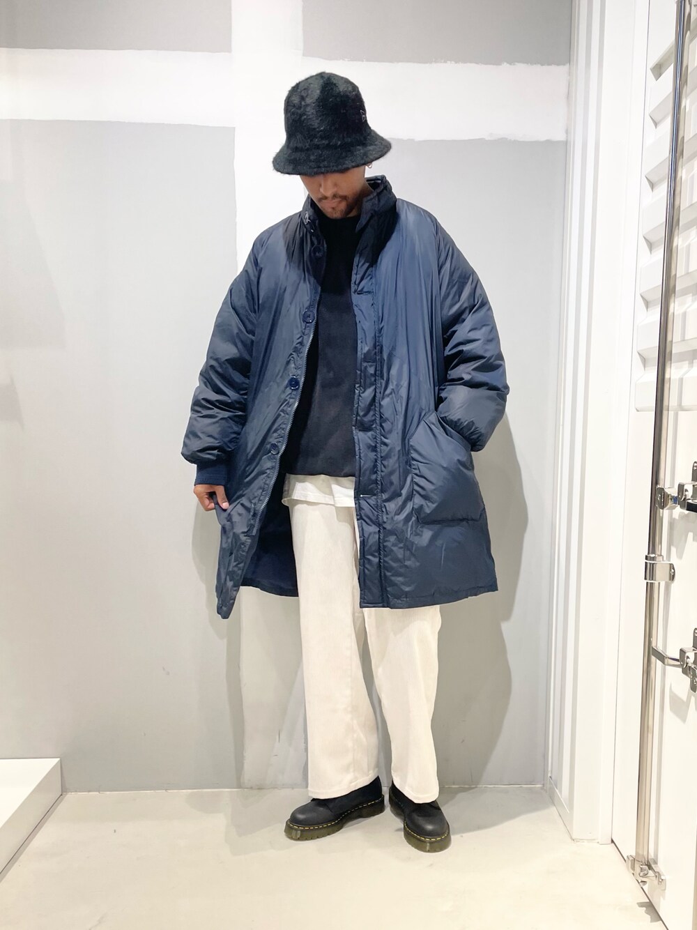 「jointworks、finalsale」｜「JOINT WORKSのアイテム（ジャケット/アウター、ブルー系）」を使った、TAKESHIさん（メンズ・178cm）の冬コーディネートの1枚目の写真
