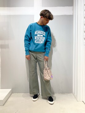 「JOINT WORKS（ジョイントワークス）のアイテム（パンツ）」を使った、TAKESHIさん（メンズ・178cm）の冬コーディネート