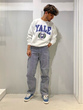 「JOINT WORKS（ジョイントワークス）のアイテム（パンツ）」を使った、TAKESHIさん（メンズ・178cm）の冬コーディネート