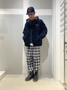 「JOINT WORKS（ジョイントワークス）のアイテム（パンツ）」を使った、TAKESHIさん（メンズ・178cm）の冬コーディネート