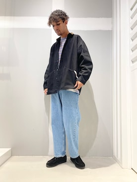 「SMITH'S（スミス）のアイテム（ジャケット/アウター）」を使った、TAKESHIさん（メンズ・178cm）の冬コーディネート