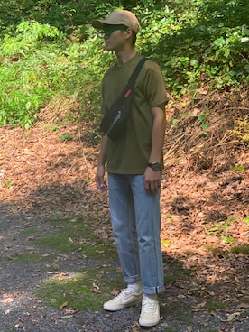 「ZEPPELIN（ツェッペリン）のアイテム」を使った、海さん（メンズ・175cm）の秋コーディネート