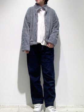 「PUAL CE CIN（ピュアルセシン）のアイテム（その他アウター）」を使った、suzuさん（レディース・167cm）の冬コーディネート