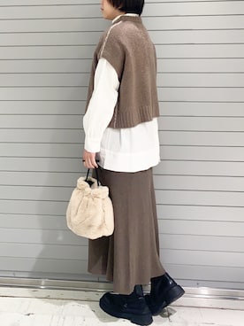 suzuさん（レディース・167cm）の冬コーディネート