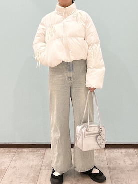 「OLIVE des OLIVE（オリーブデオリーブ）のアイテム（ジャケット/アウター）」を使った、suzuさん（レディース・167cm）の秋コーディネート
