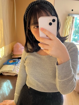 「Chico（チコ）のアイテム（スカート）」を使った、cotoさん（レディース・153cm）の秋コーディネート