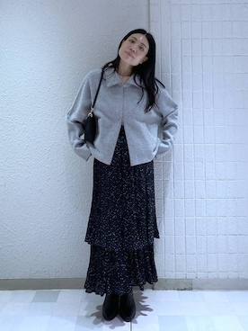 「アイテム（スカート）」を使った、いっちーさん（レディース・162cm・40代）の秋コーディネート