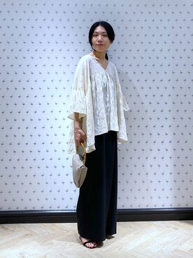 「e/rm」｜「アイテム（アクセサリー）」を使った、いっちーさん（レディース・162cm）の夏コーディネート