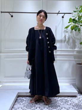 「アイテム（ワンピース/ドレス）」を使った、いっちーさん（レディース・162cm・30代）の秋コーディネート