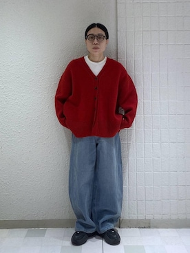 「アイテム（カーディガン/ボレロ）」を使った、いっちーさん（レディース・162cm・40代）の冬コーディネート