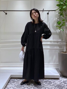 「アイテム（ワンピース/ドレス）」を使った、いっちーさん（レディース・162cm・30代）の秋コーディネート