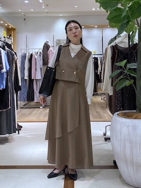 「Andemiu（アンデミュウ）のアイテム」を使った、いっちーさん（レディース・162cm）の秋コーディネート