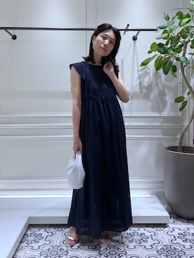「アイテム（ワンピース/ドレス）」を使った、いっちーさん（レディース・162cm・30代）の夏コーディネート