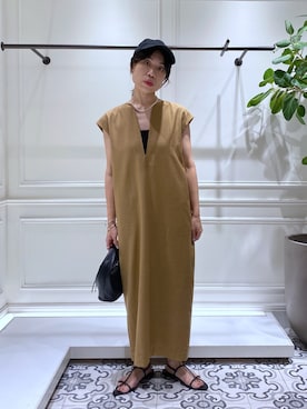 「アイテム（ワンピース/ドレス）」を使った、いっちーさん（レディース・162cm・30代）の夏コーディネート