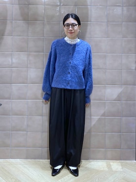 「アイテム（スラックス）」を使った、いっちーさん（レディース・162cm・40代）の秋コーディネート