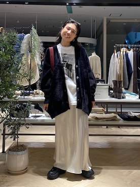 「e/rm」｜いっちーさん（レディース・162cm）の秋コーディネート