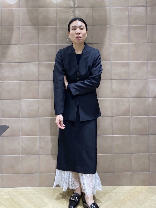 週末限定値下げ　スノーピーク　リバーシブルノーカラーボタンジャケット 黒 セレモニー】C*フィットノーカラージャケット（ノーカラージャケット