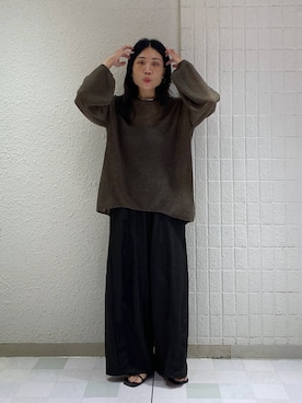 「A part by（アパートバイ）のアイテム」を使った、いっちーさん（レディース・162cm）の秋コーディネート