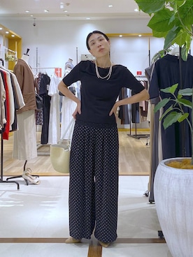 「Andemiu（アンデミュウ）のアイテム」を使った、いっちーさん（レディース・162cm）の夏コーディネート