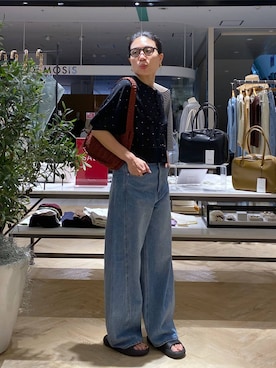 「アイテム（ハンドバッグ）」を使った、いっちーさん（レディース・162cm・40代）の夏コーディネート
