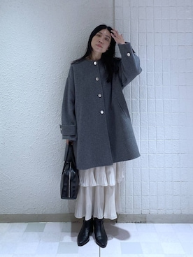 「アイテム（ボストンバッグ）」を使った、いっちーさん（レディース・162cm・40代）の秋コーディネート