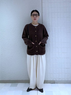 「アイテム（ショルダーバッグ）」を使った、いっちーさん（レディース・162cm・40代）の秋コーディネート