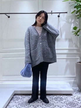 「アパートバイローリーズ」｜「アイテム（ローファー）」を使った、いっちーさん（レディース・162cm）の秋コーディネート