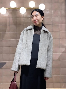 「アイテム（ワンピース）」を使った、いっちーさん（レディース・162cm・40代）の冬コーディネート