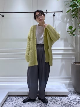 「アパートバイローリーズ」｜「アイテム（アクセサリー）」を使った、いっちーさん（レディース・162cm）の秋コーディネート