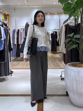 「Andemiu（アンデミュウ）のアイテム」を使った、いっちーさん（レディース・162cm）の秋コーディネート