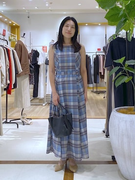 「Andemiu（アンデミュウ）のアイテム」を使った、いっちーさん（レディース・162cm）の夏コーディネート