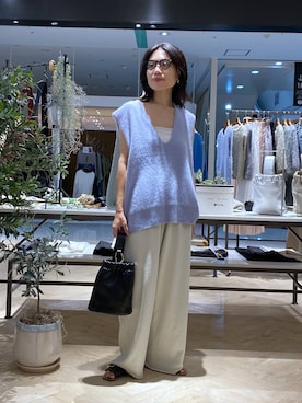 「e/rm」｜「アイテム（スウェットパンツ）」を使った、いっちーさん（レディース・162cm）の秋コーディネート