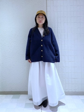 「アイテム（ショルダーバッグ）」を使った、いっちーさん（レディース・162cm・40代）の秋コーディネート