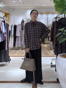 「Andemiu（アンデミュウ）のアイテム（その他パンツ）」を使った、いっちーさん（レディース・162cm）の秋コーディネート
