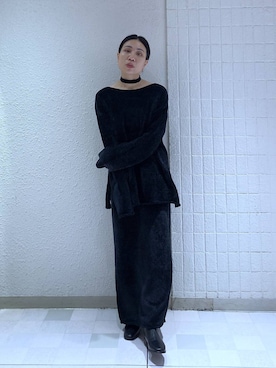 「アイテム（セットアップ）」を使った、いっちーさん（レディース・162cm）の秋コーディネート