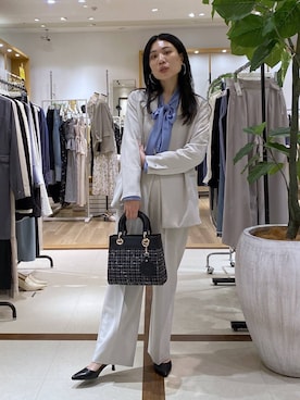 「Andemiu（アンデミュウ）のアイテム（バッグ）」を使った、いっちーさん（レディース・162cm）の春コーディネート