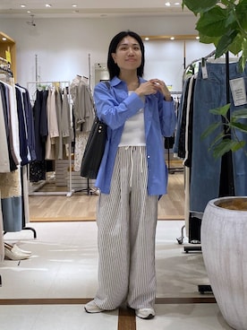 「Andemiu（アンデミュウ）のアイテム（バッグ）」を使った、いっちーさん（レディース・162cm）の春コーディネート