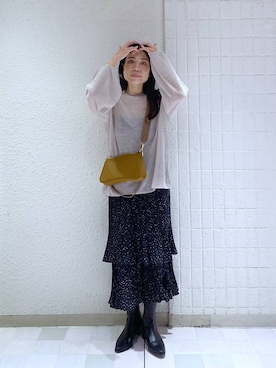 「A part by（アパートバイ）のアイテム」を使った、いっちーさん（レディース・162cm）の秋コーディネート