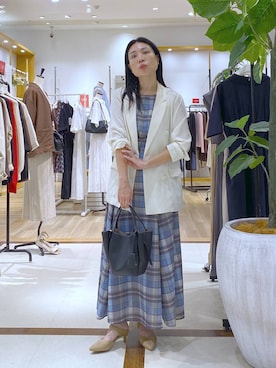 「Andemiu（アンデミュウ）のアイテム」を使った、いっちーさん（レディース・162cm）の夏コーディネート