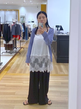 「Andemiu（アンデミュウ）のアイテム」を使った、いっちーさん（レディース・162cm）の夏コーディネート
