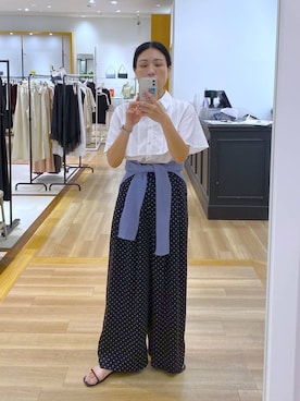 「Andemiu（アンデミュウ）のアイテム」を使った、いっちーさん（レディース・162cm）の夏コーディネート