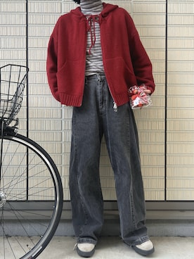 「MERLOT（メルロー）のアイテム」を使った、どうたさん（レディース・162cm）の春コーディネート