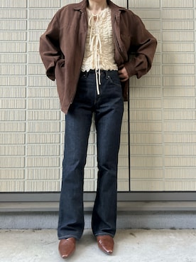 「MOUSSY（マウジー）のアイテム（トップス）」を使った、どうたさん（レディース・162cm）の春コーディネート