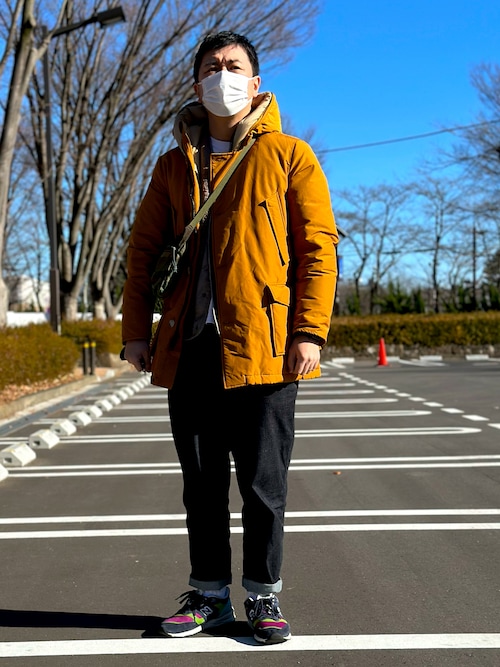 patagoniaのダウンベストを使ったメンズ人気ファッション