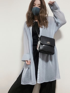 すず◡̈⋆さん（レディース・158cm）の夏コーディネート