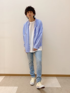 西村智也さん（メンズ・178cm）の夏コーディネート