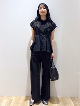 「OPAQUE.CLIP（オペークドットクリップ）のアイテム」を使った、sachikoさん（レディース・174cm）の夏コーディネート