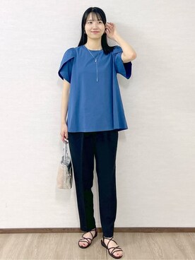 「アイテム（チャーム）」を使った、sachikoさん（レディース・174cm）の春コーディネート